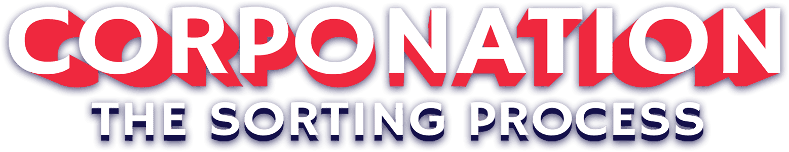 CorpoNation: The Sorting Process Logo