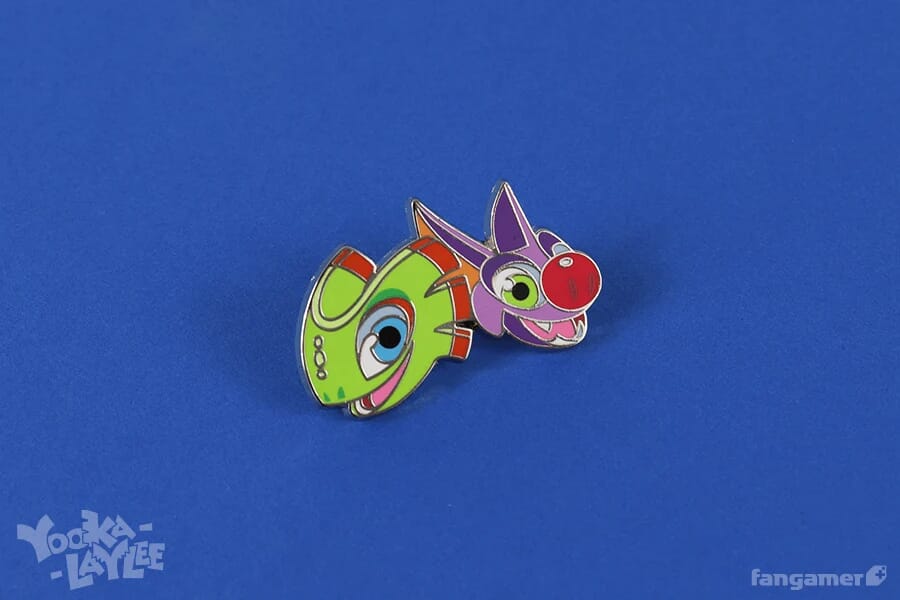 Chameleon and Bat Friendship Badge